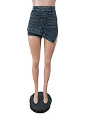 WHOLESALE |  Front and Back Wear Jeans Skirt