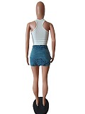 WHOLESALE |  Front and Back Wear Jeans Skirt