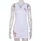 WHOLESALE | Pitted Fabric Cross Tank Dress