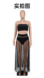 WHOLESALE | See-through Mesh Bra 3-PIECES Set