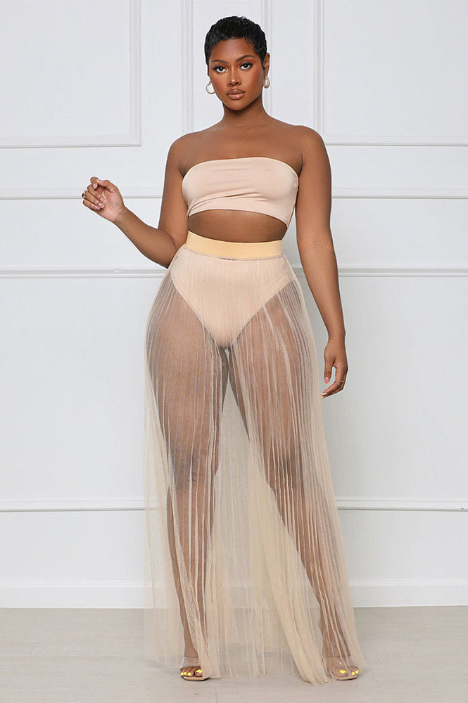 WHOLESALE | See-through Mesh Bra 3-PIECES Set