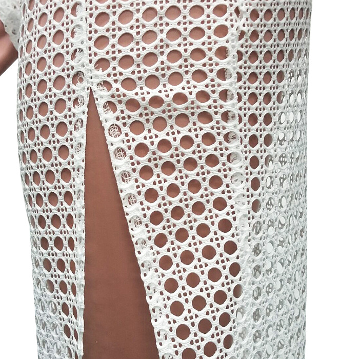 WHOLESALE |  Tassel Hem Hollow-out 2-pieces