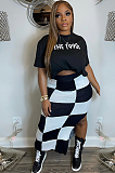 WHOLESALE | Grid Skirt Set