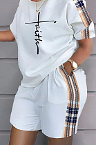 WHOLESALE | Casual Letter Printed Shorts Set