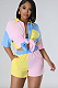 WHOLESALE | Color Block Shirt & Shorts Set