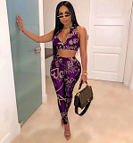 WHOLESALE | Digital Printed Off Shoulder Top & Pants Set
