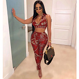 WHOLESALE | Digital Printed Off Shoulder Top & Pants Set