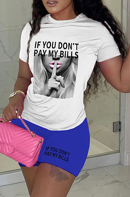 WHOLESALE | Printed T-shirt in Rose Red