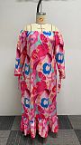 WHOLESALE | Plus Size Floral Printed Long Dress