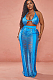 WHOLESALE | Cover Maxi Skirt Set in Blue
