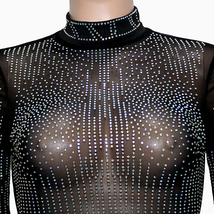 WHOLESALE | Black See-through Skirt Set