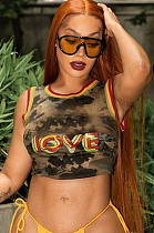 WHOLESALE | Printed Knitted Neck Tank