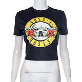 WHOLESALE | Printed T-Shirt in Apricot