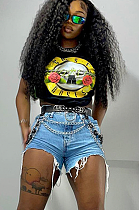 WHOLESALE | Printed T-Shirt in Apricot