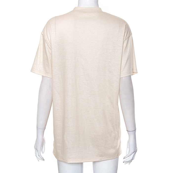 WHOLESALE | Printed T-Shirt in Apricot