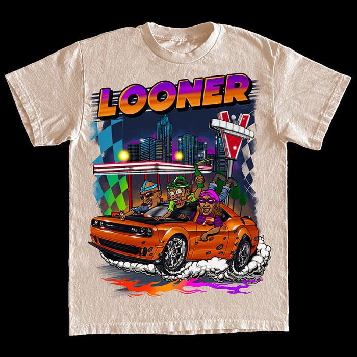 WHOLESALE | Printed T-Shirt in Apricot