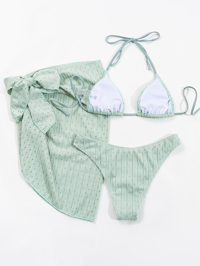WHOLESALE | 3 Piece Bikini in Cyan