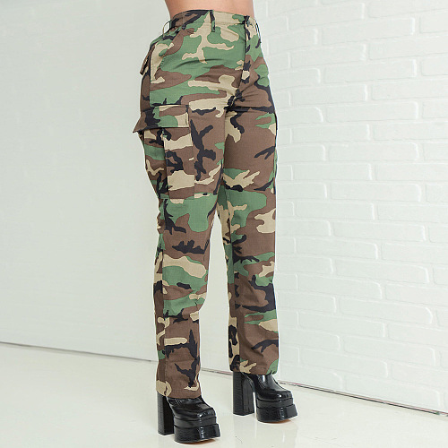 WHOLESALE | Camo Jungle Side Real Pockets Pants