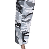 WHOLESALE | Camo Front Real Pocket Crop Jacket Grey