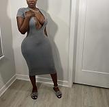 WHOLESALE | Plunging Neck Dress