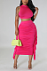 WHOLESALE | Crop Top &  Lutos Edge Skirt Set