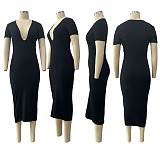 WHOLESALE | Plunging Neck Dress