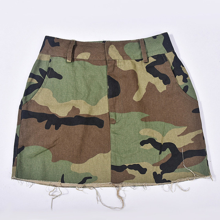 WHOLESALE | Camo Mini Skirt
