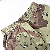 WHOLESALE |  Draswstring Waist Camo Shorts