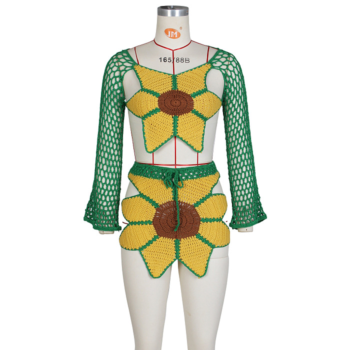 WHOLESALE | Knit Sunflower Suit