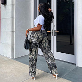 WHOLESALE | Loose Side Pocket Camo Pants