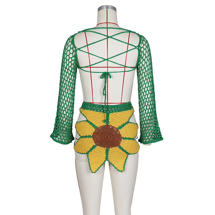 WHOLESALE | Knit Sunflower Suit