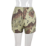 WHOLESALE |  Draswstring Waist Camo Shorts