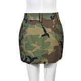 WHOLESALE | Camo Mini Skirt