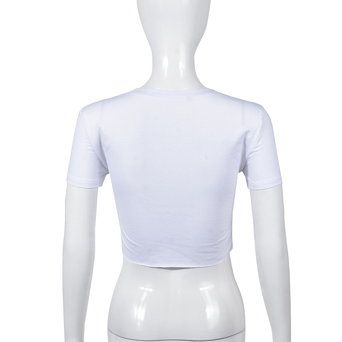 WHOLESALE | Side Hollow-out Crop T-shirt