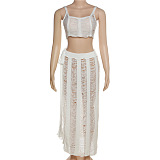 WHOLESALE | Knitted See Through Tank Skirt Set