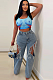 WHOLESALE | Side Hollow-out Tassel Hem Jeans