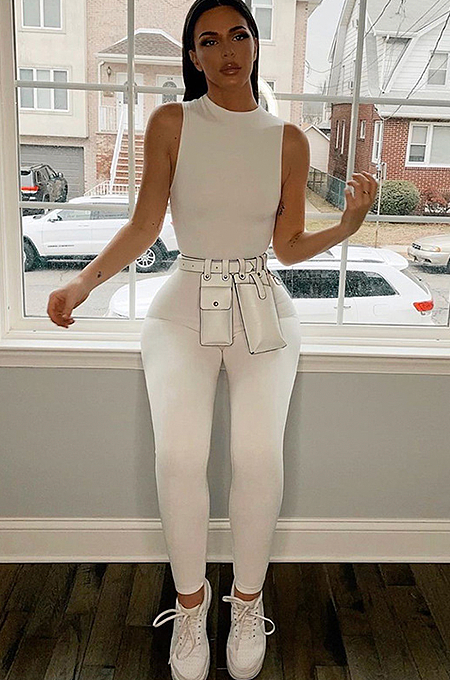 WHOLESALE |  Sharpen-body Off -Shoulder Jumsuit
