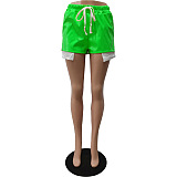 WHOLESALE | Tie Up PU Leather Split Shorts