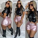 WHOLESALE | Metallic Candy Color Fashion Shorts