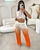 WHOLESALE | Tassel Hem Vest Pants Set