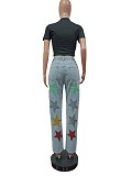 WHOLESALE | Stars Distress Jeans