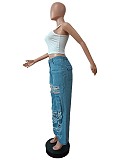 SUPER WHOLESALE | Pockets Distress Jeans