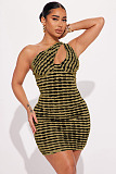 WHOLESALE | Wave One Shoulder Dress