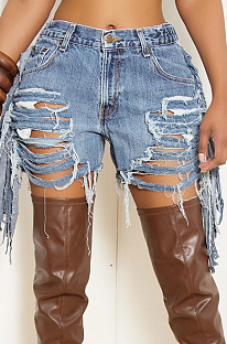 WHOLESALE | Distress Tassel Shorts