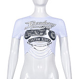 WHOLESALE | Printed Crop Top