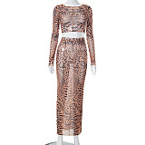 WHOLESALE | Chiffon Pattern Skirt Set