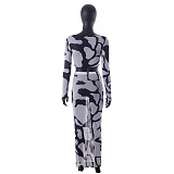 WHOLESALE | Chiffon Pattern Skirt Set