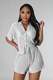 WHOLESALE | Solid Ruffles Shorts Set
