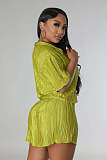 WHOLESALE | Solid Ruffles Shorts Set