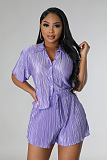 WHOLESALE | Solid Ruffles Shorts Set